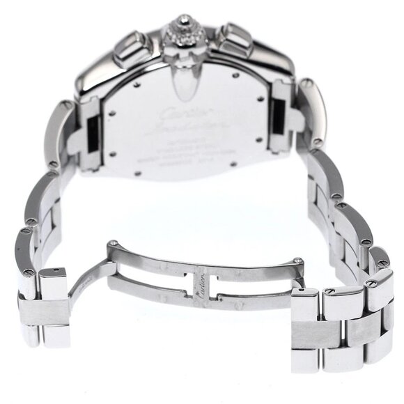 CARTIER Roadster XL W62019X6 Chronograph Silver Dial Automatic Men's_887991 - Picture 6 of 6